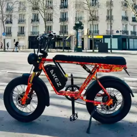 Electric bicycle S1 dual motor 48V 750W*2 off-road Electric bike battery 25AH Mileage 50km/h ebikes