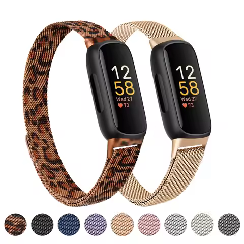 Stainless Steel Watch Strap for Fitbit Inspire 3 Band Metal Wristband Bracelet for Fitbit Inspire 3 