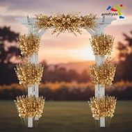 [HA] Lifelike Eucalyptus Artificial Blooms Weatherproof Dried Decor for Outdoor Arches and Garden Pa
