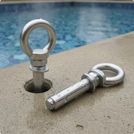 Expansion Sleeve Eye Bolt Pool Lane Line Expansion Eye Bolt Fastening Hardware Long Cylindrical Long