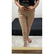 (Nett) NEW! Office Pants Cream Pants/ Office Pants/ Cream Pants Material Pants/ Formal Pants/ Beige 