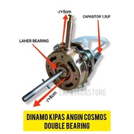 Dinamo Kipas Angin Cosmos Double Bearing / Motor Kipas Cosmos Bearing