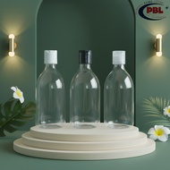 300ml HS Presstop Bottle natural - Disctop Neck Cap 24 Color Variants 300ml Pet Plastic Bottle/ 300m