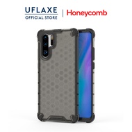 UFLAXE Honeycomb Ốp Cứng Chống Sốc cho Huawei P30 / P30 Pro / P30 Lite Ốp Điện Thoại Trong Suốt Ốp L