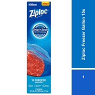 Ziploc Food Storage Freezer Gallon Bags (15's)