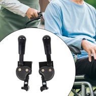 [Colaxi1ddMY] 2Pcs Wheelchair Brake Replaces Spare Part Professional Wheelchair Wheel Lock