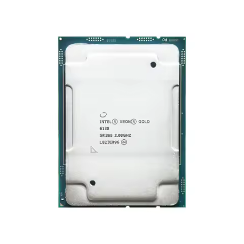 Intel Used Xeon Gold 6138 CPU processor 2.0GHz 27.5MB Smart Cache 20-Cores 40-Thread 125W LGA3647