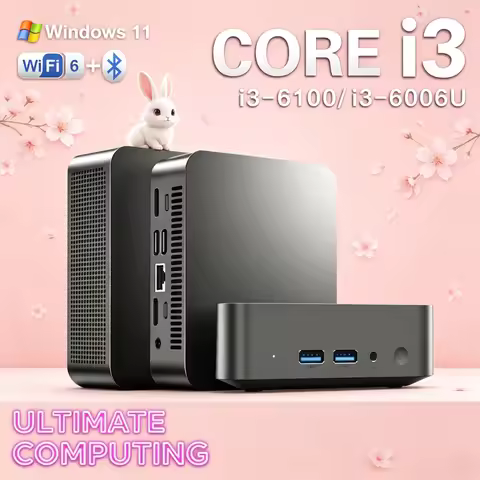 Cryptic 2026 Core I3 6100/i3-6006U MINI PC Windows 11 Pro Nimble Pocket Core 32GB RAM 1TB 2TB SSD WI