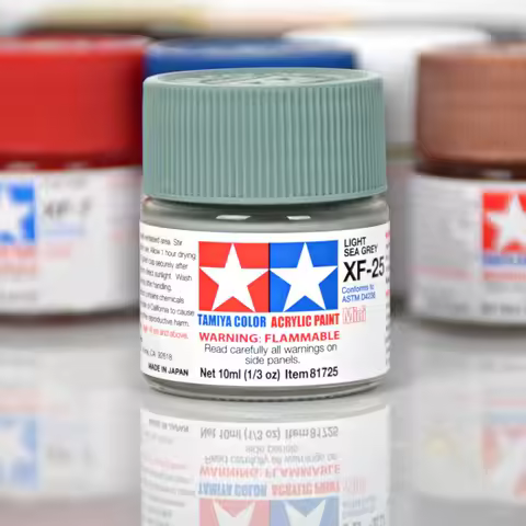 Model Painting TAMIYA Coloring Coating Water-Soluble Acrylic Paint Matte Extinction XF1-24 Colors As