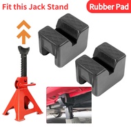 2PC Rubber Black Slotted Jack Pad Frame Rail Adapter Car Repair Tools Universal Car Lift Jack Stand 