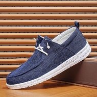 Large Size 47 Men's Shoes 48 Casual Shoes Breathable Lazy Shoes Men's Canvas Shoes Slip-On Shoes Men