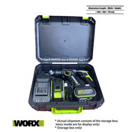 กล่องเครื่องมือ WorxWU388WU279เคสพลาสติกสว่านเจาะWU289กล่องเก็บของ/กล่องเครื่องมือฮาร์ดแวร์380S