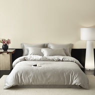 1200TC Tencel Cotton Bed Sheet Set 4 in 1 Queen King Size Quilt Cover Pillowcase Bedding Suite