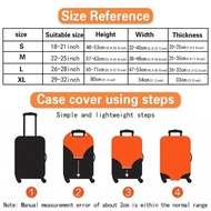 Luggage Protective Suitcase Cover Travel Case Cover Elastic Dust Cover Paint Letter Applicable