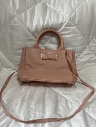 Blue Label Crestbridge 粉色手提包