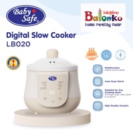 BabySafe Slow Cooker 1.2 L - LB020 Digital Slow Cooker