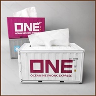 SQ2 Mini Container Tissue Box Industrial Style Desktop Creative Home Living Room Paper Box Storage B