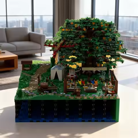4245pcs MOC Hobbiton Section 8 And Hobbit Lord Rings Model Building Blocks DIY Gift Creative Collect