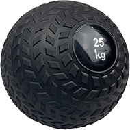 Medicine Ball Black Wall Ball, Slam Ball Weighted Ball Core Muscle Cardio Workout - Easy To Grip Tre