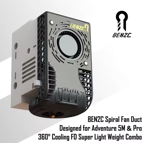 BEN2C Official Store Flashforge 360° Flow Cooling Fan Duct Super Light Weight Combo Customised for A