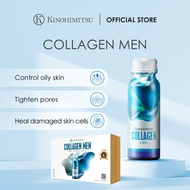 [60 Bottles] Kinohimitsu Collagen Men 5300mg Beauty Supplement 50ml - Oil Control & Scar Healing