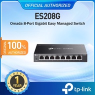 TP-Link ES208GP Omada 8-Port Gigabit Easy Managed with 8-Port PoE+ Desktop Network Ethernet Switch