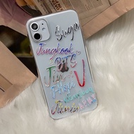 Bts bts Phone Case Suitable for Apple 11 Graffiti Samsung S20 Signature Huawei VIVOOPPO