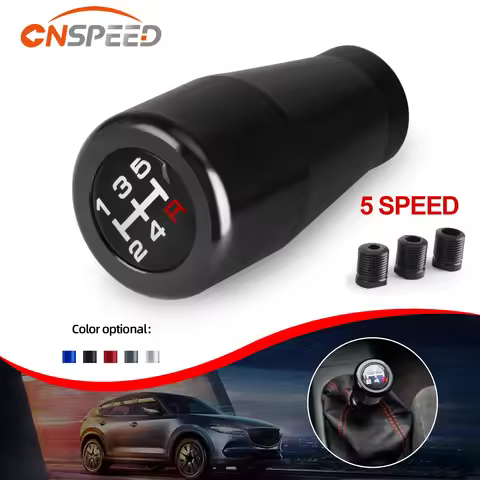 5 Speed 7cm New Car Gear Shift Knob Universal Racing Shift Lever Head M8 M10 M12 For Manual Transmis
