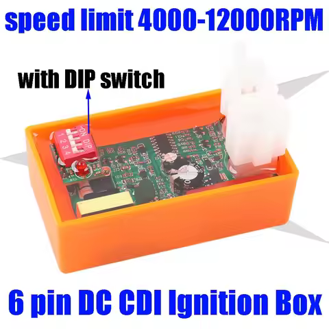 CRIS RE200 Motorcycle DC 6 Pin CDI Adjustable Racing CDI 250Z FT180 FT200 FT250 CG300 Speed limit 40