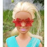 MERAH Red doll glasses