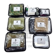 7 Pack Army SAF Reservist Essential Pre-Packed Kit (Full Set)