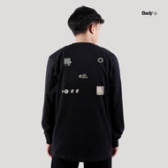 Badger T-shirt Long SleeveTRANS Black