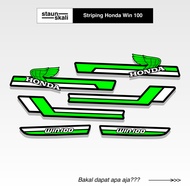 Striping HONDA Win 100 Variations (41) Original JapaneseOriginal Japan Service Custom TS Semi Trail 