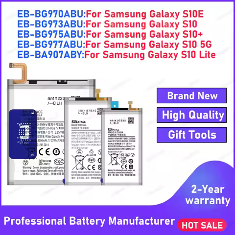 Brand New EB-BG977ABU EB-BG970ABU EB-BG973ABU EB-BG975ABU EB-BA907ABY For Samsung S10 S10E S10+ S10 