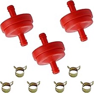 Meckparts 298090 394358 1/4inch Inline Gas Fuel Filter Compatible with John Deere AM107314 LG298090