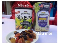 Hộp nho khô mỹ không hạt Sunview Raisins Mỹ 425g