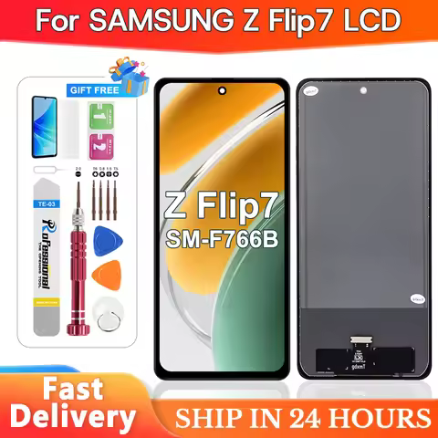 Flip7 Screen For Samsung Z Flip 7 F766B F766U LCD Display Touch Screen Digitizer Assembly Replacemen