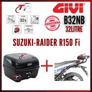 SUZUKI RAIDER R150 Fi 150R GIVI HRV HEAVY DUTY MONO RACK MONORACK J TAPAK REAR BOX KOTAK BLKG B32NM B33NM E250N