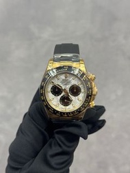 【貼膜使用 極新 全套📥In-stock 2023  FULL SET LIKE NEW】Rolex  Daytona Meteorite 116518ln - 0016 mete  勞力士黃金隕石面