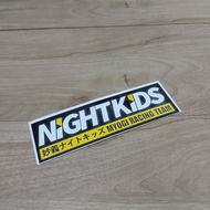MYOGI NIGHT KIDS CAR STICKER FULL COLOR INITIAL D