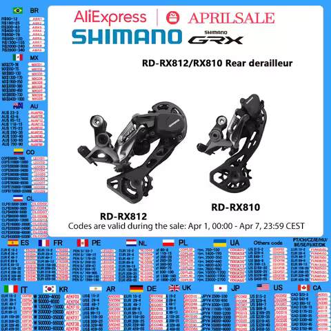 SHIMANO GRX RX812 RX810 Rear Derailleur Gear RD RX812 RX810 2x11Speed Original Accessories Derailleu