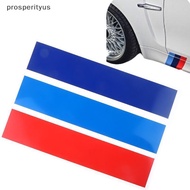 [Prs] 1/3/5 Sets Personalized Car Decoration PVC M Stripe Color Grill Stier For 1 3 5 X1 X3 X5 Serie