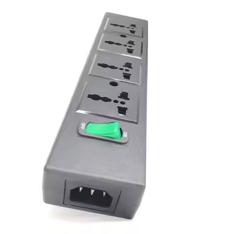 4 Ways PDU Power Strip Universal Power Strip with overload protector 4 Port Socket Outlet extend wit