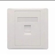 Face Plate Rj45 1 port / wallplate rj45 1 hole