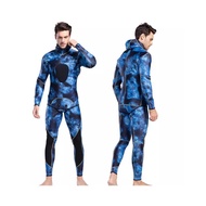 Wetsuit Spearfishing Neoprene 3Mm Camo Camouflage - Baju Spearfishing