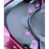 OFF-X Titanium GR5 Cover Set Screw M5 Star Head Titanium GR5 Body Coverset Skru Motorcycle Screw Bol