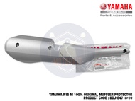 YAMAHA R15 M R15M V4 100% ORIGINAL MUFFLER PROTECTOR COVER EXHAUST EKZOS BDJ-E4718-00 BDJ-E4718-10