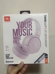 95%新 有盒 頭戴式 耳罩式 耳機 粉紅 JBL TUNE 660NC Wireless Active Noise Cancelling Headphones