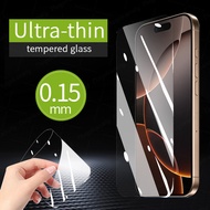 [Siêu mỏng 0.1mm & 0.15mm] Kính cường lực cho iPhone 16 Pro Max iPhone 16 Plus 15 Plus 14 13 mini 12