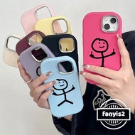 Vivo Y17S Y16 Y15A Y17 Y22 Y21 Y20 Y1S Y02 Y36 Y35 2020 4G Vivo V25 V29 5G Cartoon Stick Figure Color Phone Case Silicone Drop Protection Case